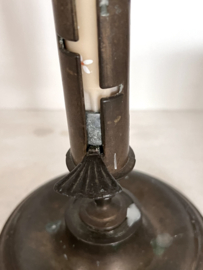 Antique sliding candle holder