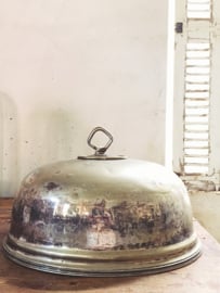 Silver plated huge cloche