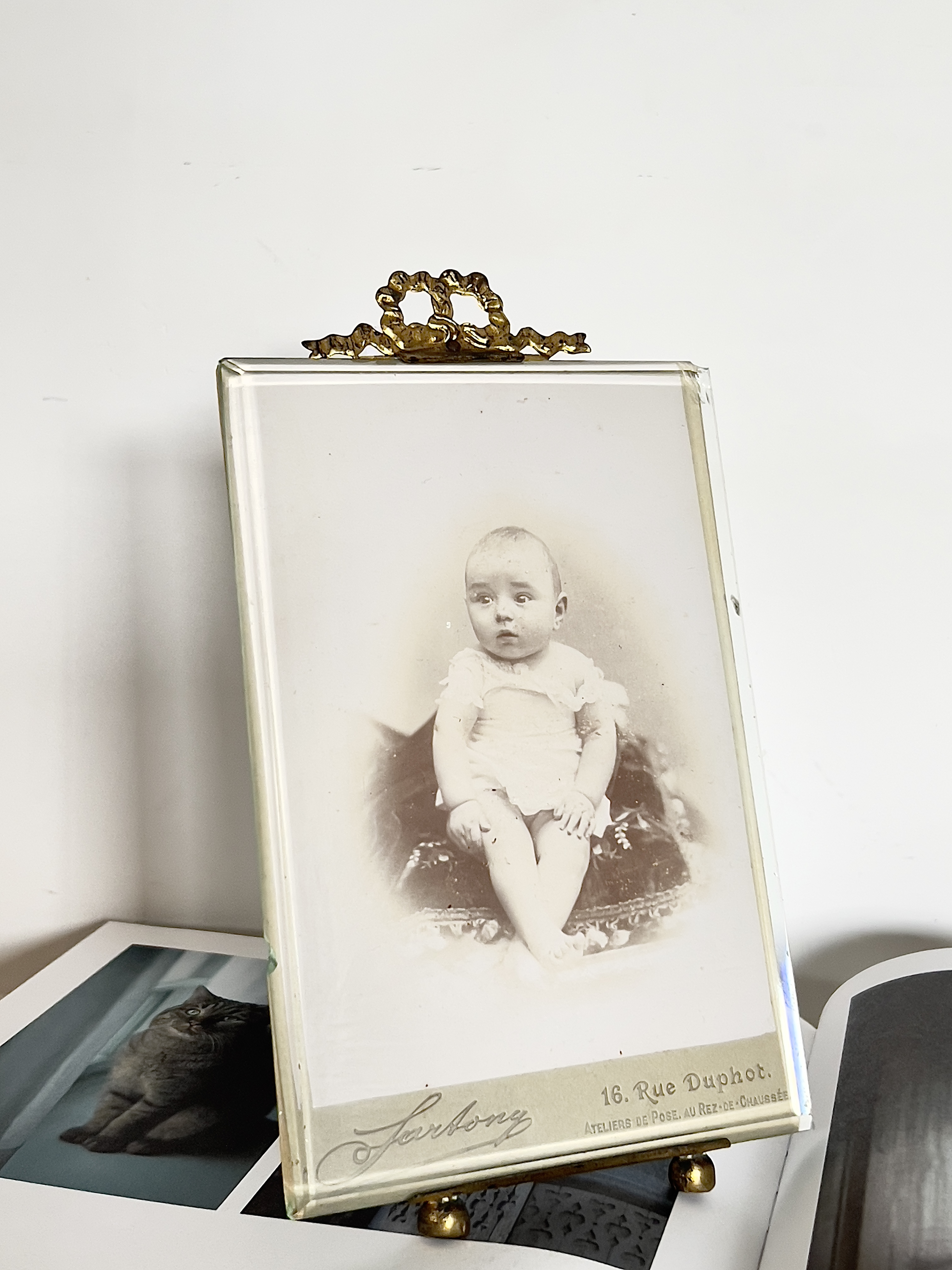Antique french bow frame