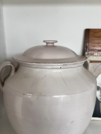 Zeldzame antieke franse confit pot