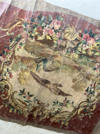 Antiek schilderij doek linnen