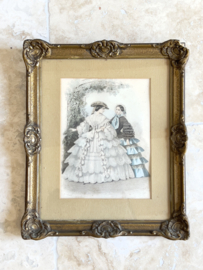 Mode print in old frame