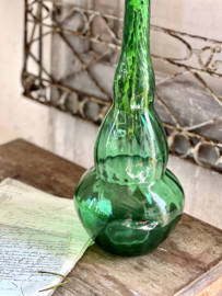 High green vase
