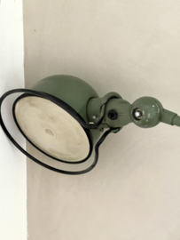 Olive-green Loft Jielde lamp