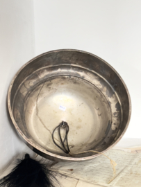 Oude verzilverde cloche