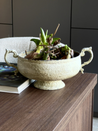 Metal vase/ jardiniere