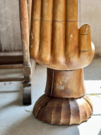 Vintage stool hand shape