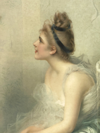 Chromolithography Vittorio Matteo Corcos Italian