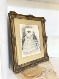 Mode print in old frame