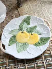Barbotine serving dish