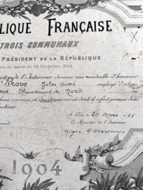 Oud frans diploma