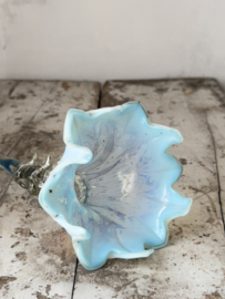 Prachtig zeeblauw center piece