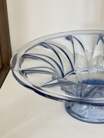 Art deco french light blue dish