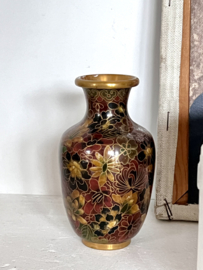 Cloisonne messing vase