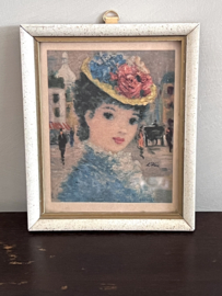 Vintage reproductie Les belles de Paris
