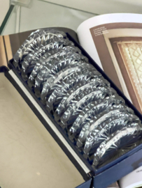 Crystal coasters in box