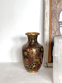 Cloisonne messing  vaasje