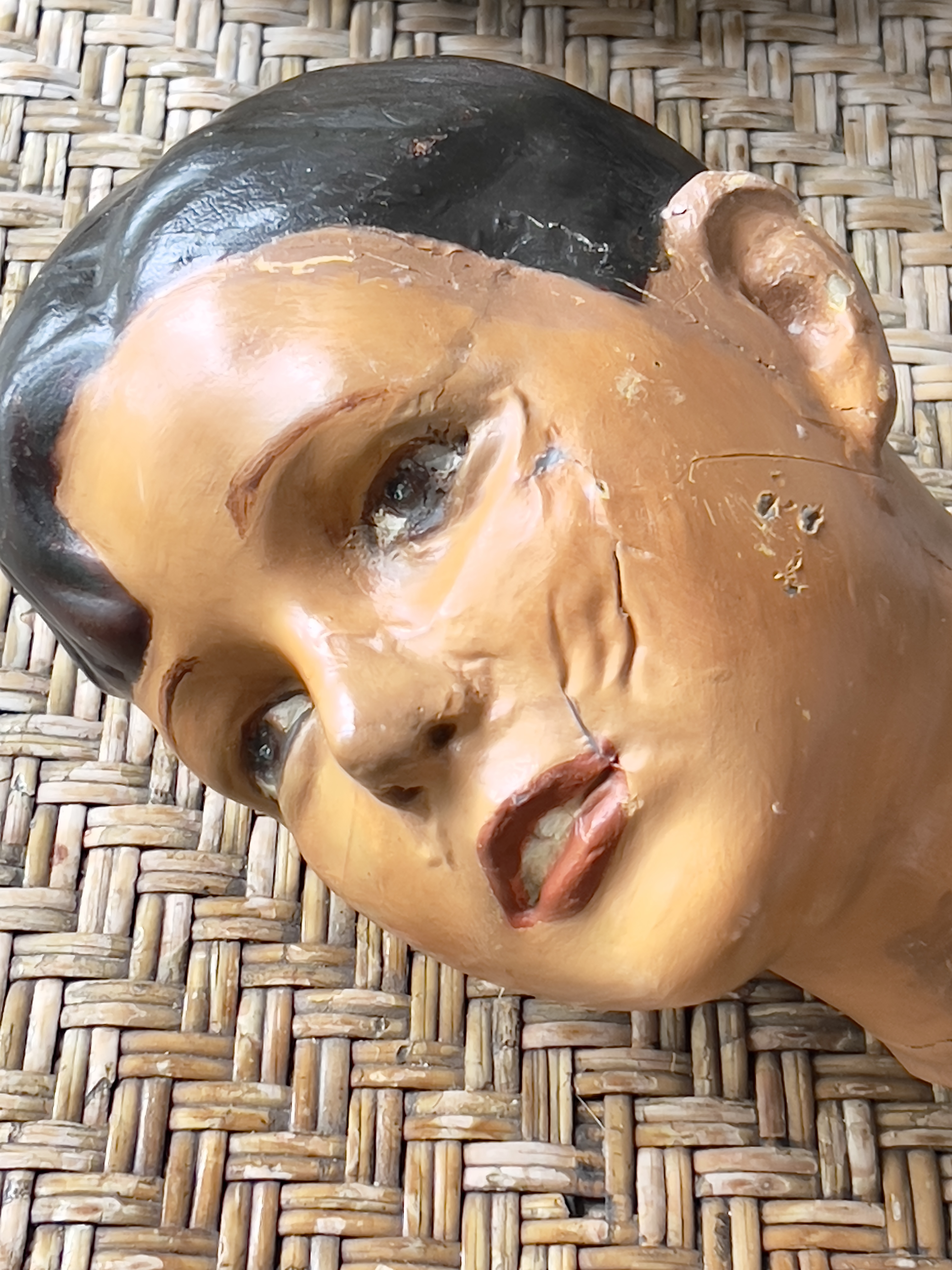 Antiek mannequin hoofd