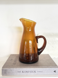 Old amber colour caraf