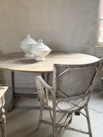 French antique oval wine table