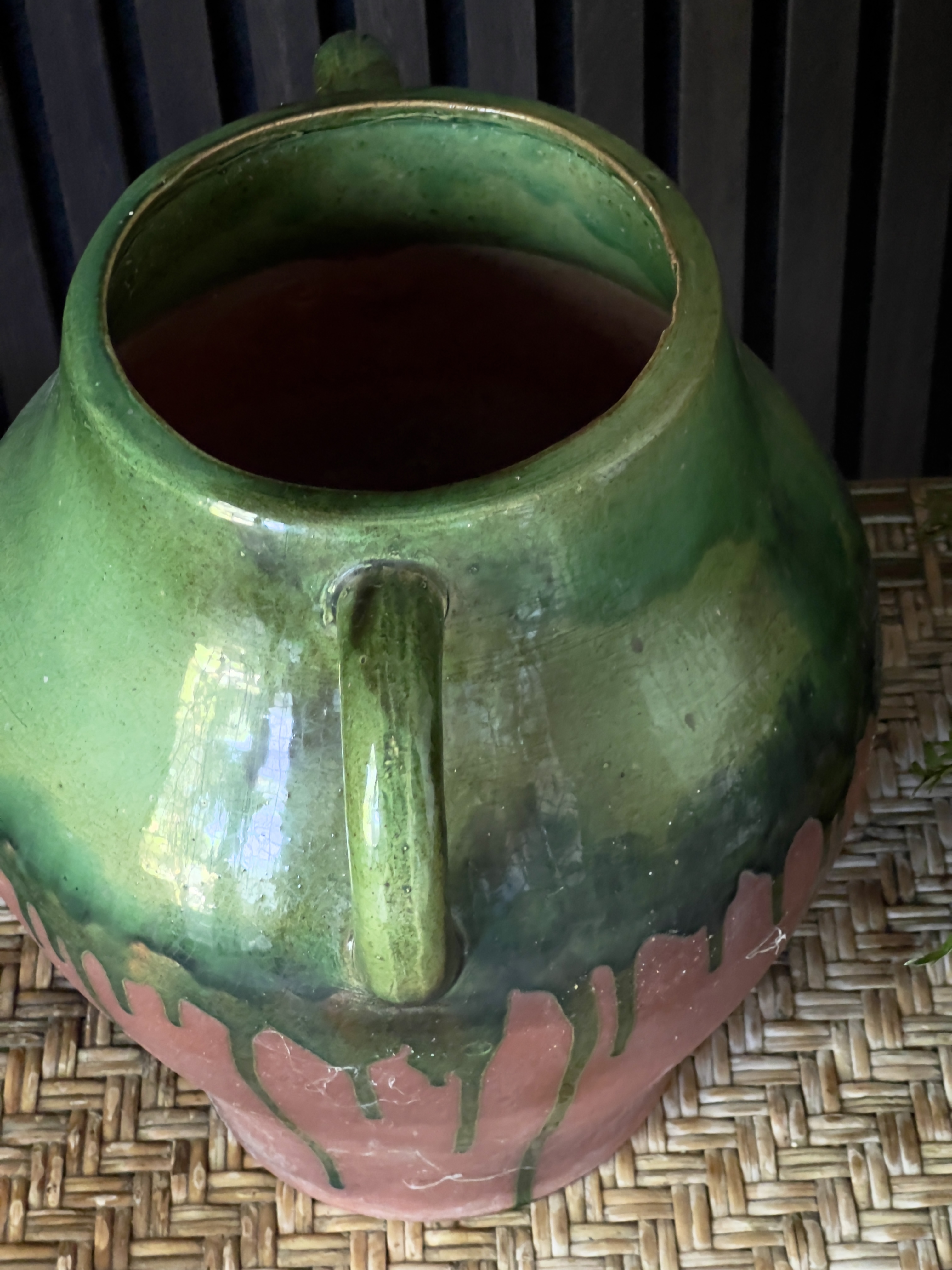 Groene zuid franse pot