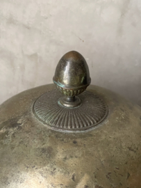 Antique bronze cloche