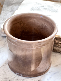 Antique big weathered pot   Digoin