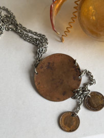Old enameled necklace