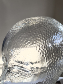 Vintage glazen mannequin hoofd