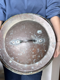 Antieke XL koperen cloche