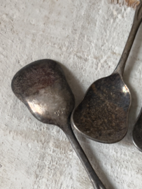 Silverplated Windesheimer rose sugar spoon