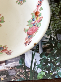 Antieke set florale schoteltjes