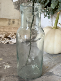 Antiek watergroen klein flesje