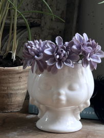 Vintage flowerpot girl