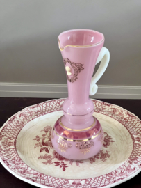 Opaline rose glazen schenkkan