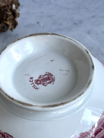 Antieke kom Miller Petrus Regout