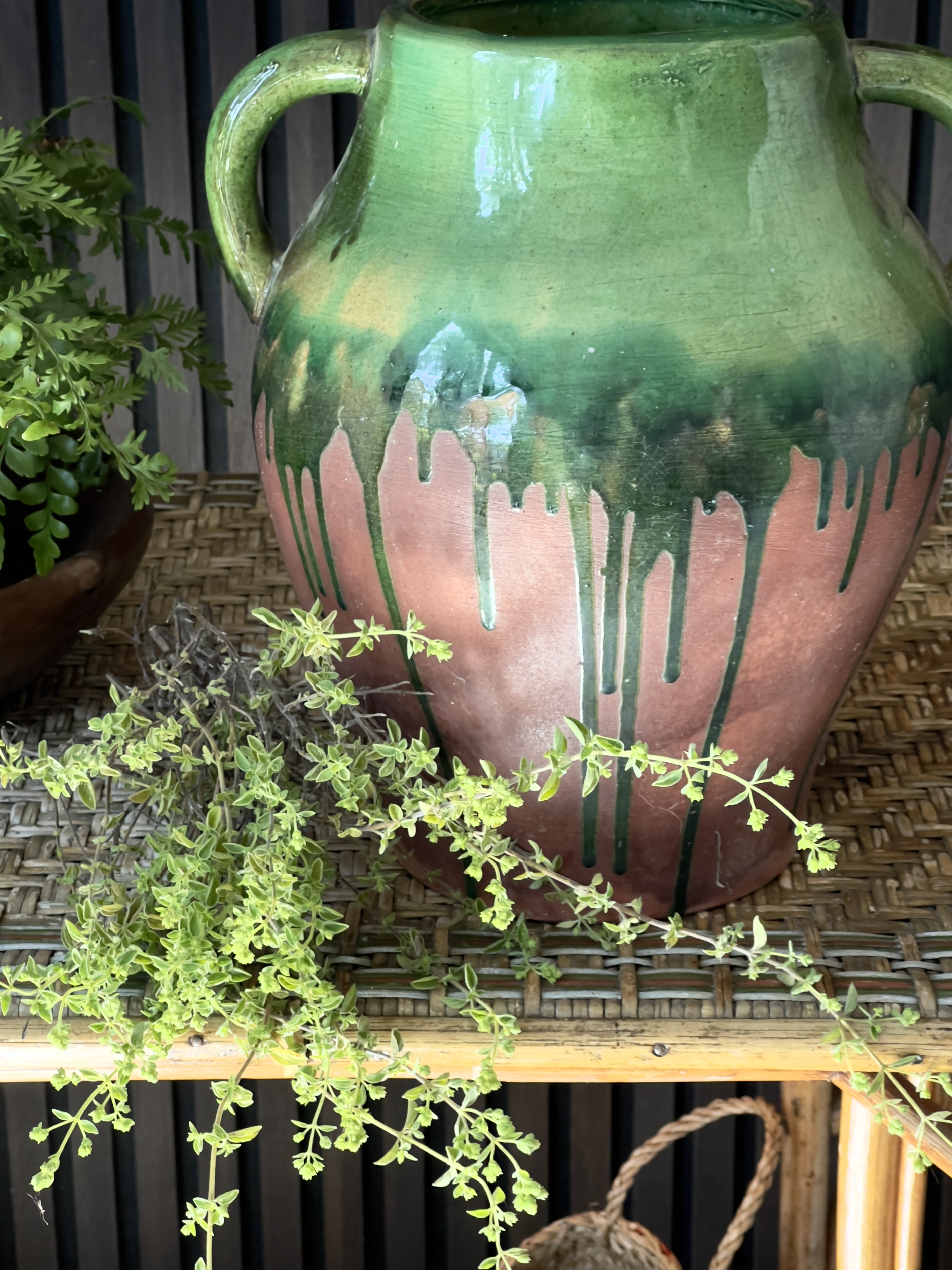 Groene zuid franse pot