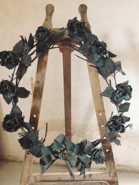 XXL franse bloemenkrans/ XXL french flower wreath