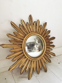 Antieke zonnespiegel/ Antique french sun mirror