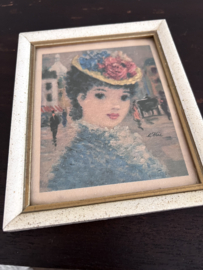 Vintage reproductie Les belles de Paris