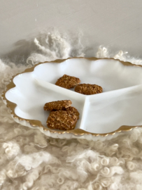 Melk glazen serveerschaal