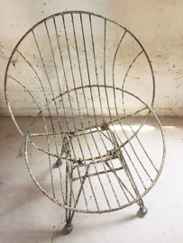 Antique french design garden chair