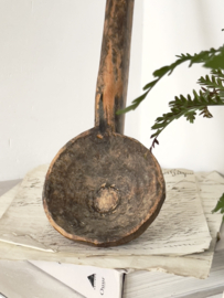  Rustieke lange houten lepel