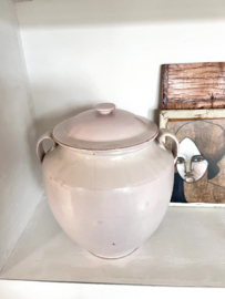 Zeldzame antieke franse confit pot