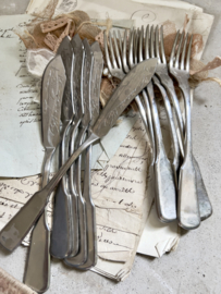 Old set fish cutlery