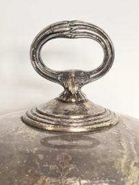 Oude verzilverde cloche