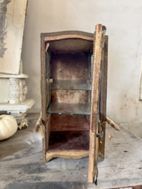 Antique french sedan chair vitrine cabine