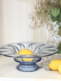 Art deco french light blue dish