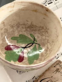 Old handpainted bowl