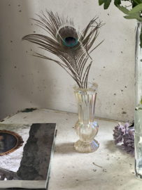 Old small  pearl shiny vase